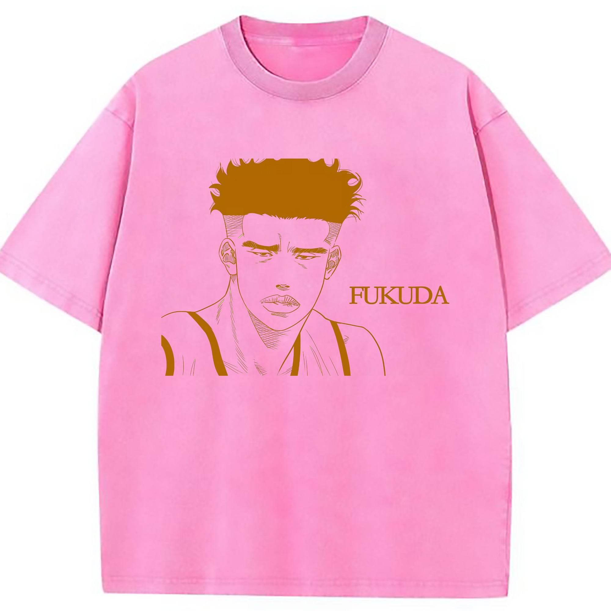 （画像用） SLAM DUNK／スラムダンク 綿100% ヴィンテージ風 半袖Tシャツ（フロントプリント）